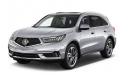 Dywaniki wewnętrzne do Acura MDX (YD3) 2016-2020 III generacja USA Podstawka do crossovera 7-osobowa Hybrid