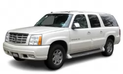 Dywaniki wewnętrzne do Cadillac Escalade (GMT800) 2002-2006 II generacja USA Crossover 7-miejscowy
