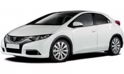 Dywaniki wewnętrzne do Honda Civic (FK) 2011-2014 IX generacja EU Hatchback 5-drzwiowy