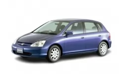 Dywaniki wewnętrzne do Hondy Civic 2000-2005 VII generacji EU Hatchback 5-drzwiowy