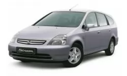 Dywaniki wewnętrzne do Honda Stream 2000-2006 I generacja EU Minivan 7-miejscowy