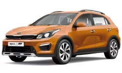 Interior mats for the Kia Rio X-Line 2017-… I generation RU Hatchback