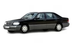 Dywaniki wewnętrzne do Mercedes-Benz W140 Klasa S 1991 - 1998 III generacja EU Sedan Krótkie