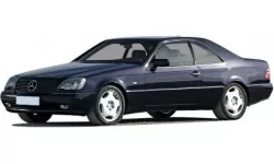 Dywaniki wewnętrzne do Mercedes-Benz W140 (C140) Klasa S 1991 - 1998 III generacja EU Coupe