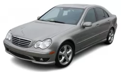 Dywaniki wewnętrzne do Mercedes-Benz W203 Klasa C 2000 - 2007 II generacja EU Sedan kierownica po prawej stronie