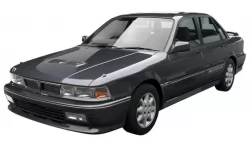 Dywaniki wewnętrzne do Mitsubishi Galant 6 1987 - 1992 VI generacja EU Sedan dorest
