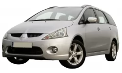 Dywaniki wewnętrzne do Mitsubishi Grandis 2003 - 2011 I generacja EU Minivan 6-miejscowy