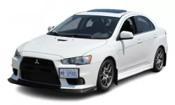 Dywaniki wewnętrzne do Mitsubishi Lancer Evolution 2007 - 2015 X generacja EU Sedan
