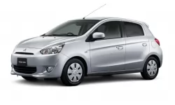 Dywaniki wewnętrzne do Mitsubishi Mirage 2012 - 2022 VI generacja USA Hatchback
