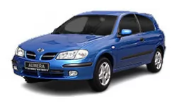 Dywaniki wewnętrzne do Nissan Almera (N16) 2000 - 2006 II generacja EU Hatchback