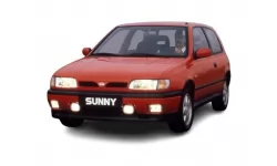 Dywaniki wewnętrzne do Nissan Sunny N14 1990 - 1995 II generacja EU Hatchback