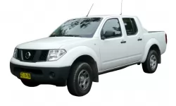Dywaniki do wnętrza Nissan Navara D40 2004 - 2015 III generacja EU Pickup 4-drzwiowy Double Cab kierownica po prawej stronie
