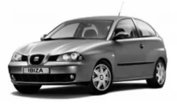 Dywaniki wewnętrzne do Seat Ibiza 2002 - 2008 III generacja EU Hatchback 5-drzwiowy