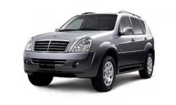 Dywaniki wewnętrzne do kabinie SsangYong Rexton 2001 - 2012 I generacja EU Crossover