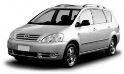 Dywaniki wewnętrzne do Toyocie Avensis Verso 2001 - 2009 I generacja EU Minivan 7-miejscowy wnętrze