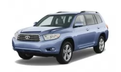 Dywaniki wewnętrzne do Toyota Highlander XU40 2008 - 2013 II generacja EU Crossover 7-miejscowy