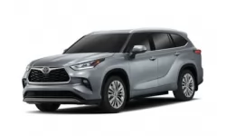 Dywaniki wewnętrzne do Toyota Highlander XU70 2019 - ... IV generacja USA/UE Crossover 7-miejscowy