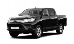 Dywaniki wewnętrzne do Toyota Hilux AN120 2015-2020 VIII generacja EU Pickup 4-drzwiowy