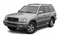 Dywaniki wewnętrzne do Toyota Land Cruiser 100 1998 - 2003 VIII generacja EU Crossover 7-miejscowy
