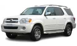 Dywaniki wewnętrzne do Toyoty Sequoia 2001 - 2007 I generacja Crossovera