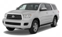 Dywaniki wewnętrzne do Toyota Sequoia Platinum 2008 -... II generacja USA Crossover 7-osobowy