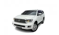 Dywaniki wewnętrzne do Toyota Sequoia SR5 2017 - ... II generacja USA Crossover 8-miejscowy
