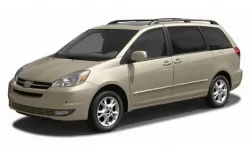 Dywaniki wewnętrzne do Toyota Sienna XL20 2003 - 2009 II generacja USA Minivan 7-miejscowy