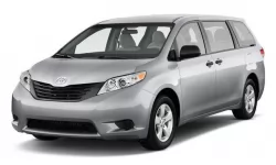 Dywaniki do wnętrza Toyota Sienna XL30 2010 - 2020 III generacja USA Minivan 8-osobowy
