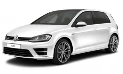 Dywaniki wewnętrzne do Volkswagen Golf GTI 2012-2020 VII generacja EU Hatchback 3-drzwiowy